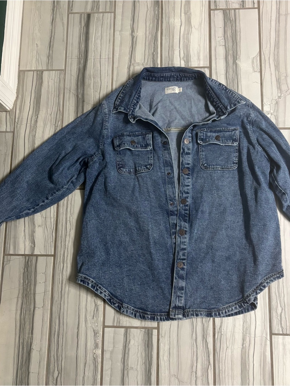 Terra & Sky Dark Blue Denim Jacket